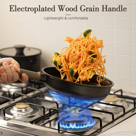 Astercook cookware compatible with induction, gas, and ceramic stoves for versatile heating