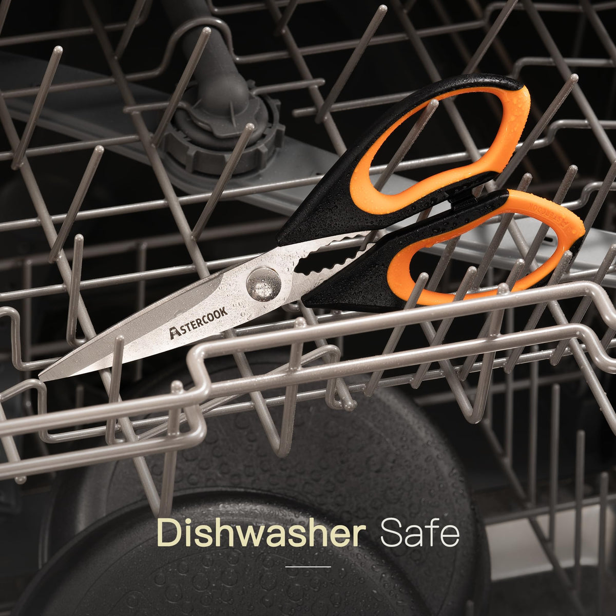 Astercook sturdy stainless steel construction for daily use.
