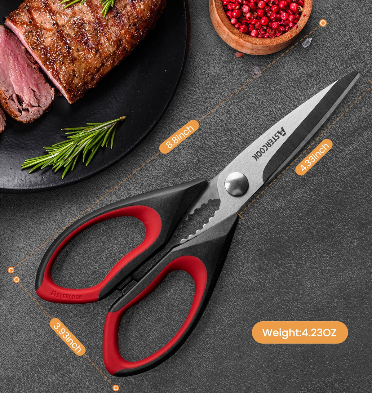 Astercook 3-pack keeps kitchen organized with color coding.