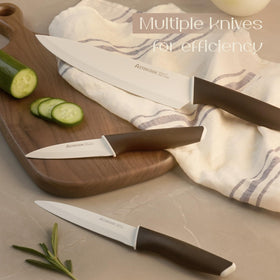 Astercook knife handle ergonomic and balanced for comfortable prep