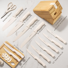 Astercook 8-inch slicing knife for clean, even cuts and smooth prep