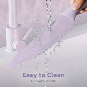 Astercook knife set anti-rust coating for lasting shine and easy cleanup.