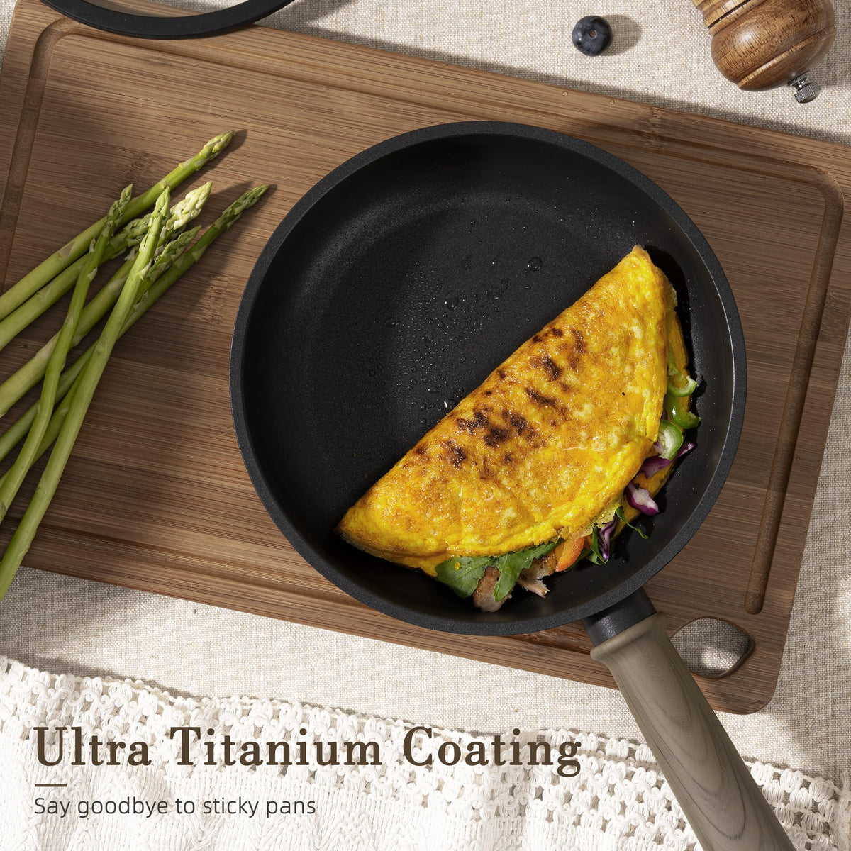 Astercook narrow-edge shatter-resistant glass lids for monitoring without splatter