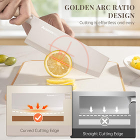 Astercook OPD non-stick coating on blades for smooth food release.