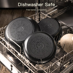 Astercook oven-safe pots and pans for versatile stovetop-to-oven cooking