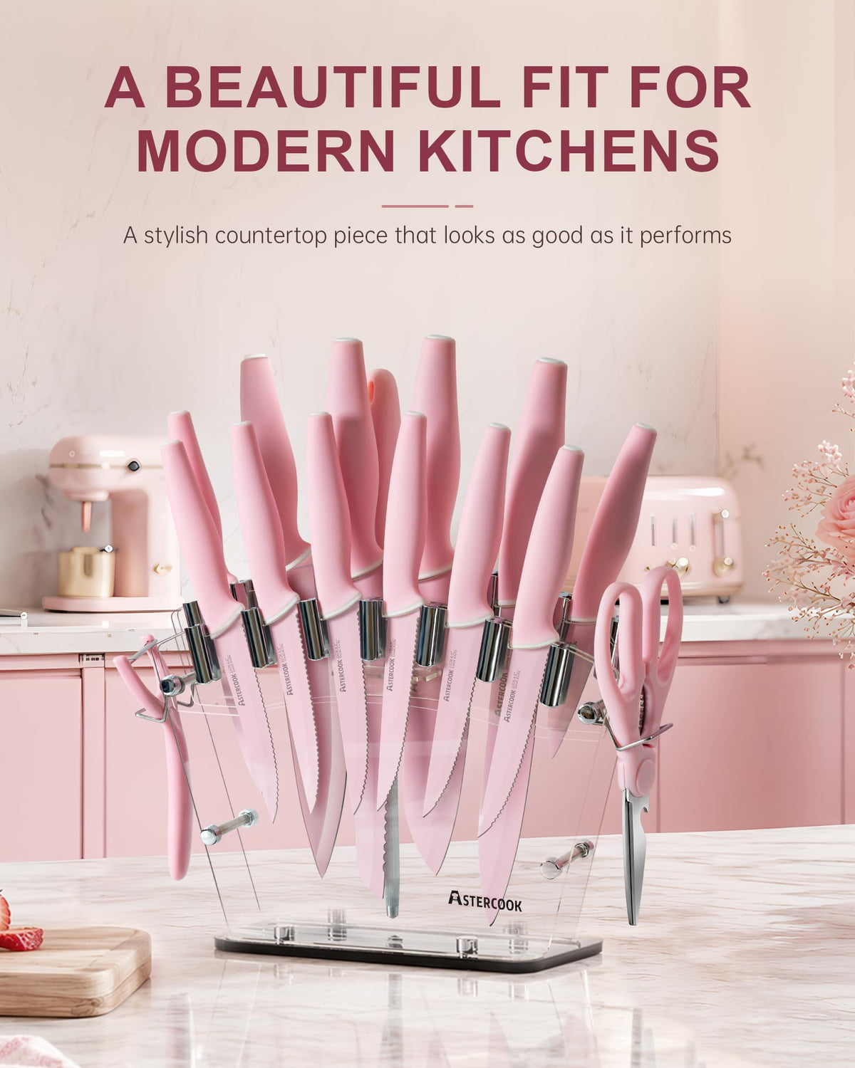Pink aesthetic complements modern kitchens and thoughtful gift ideas