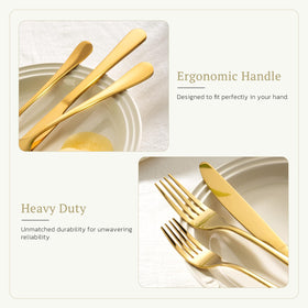 Astercook soup spoons with smooth, comfortable grip