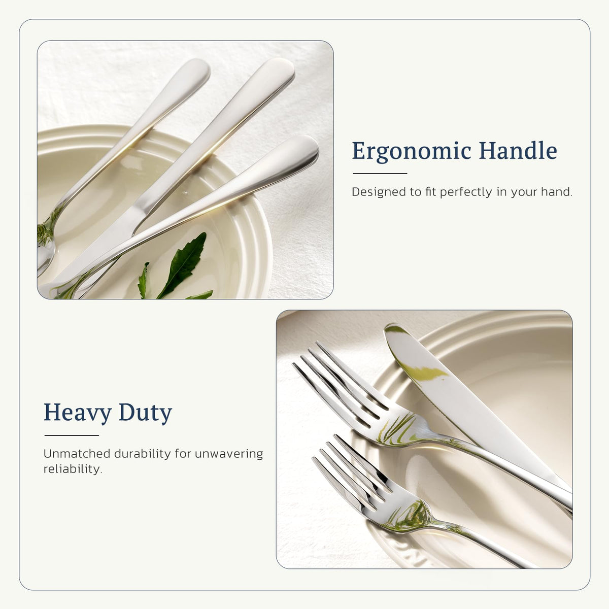 Astercook steak knives included for effortless, clean cuts at every steak night