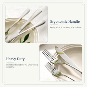 Astercook steak knives included for effortless, clean cuts at every steak night