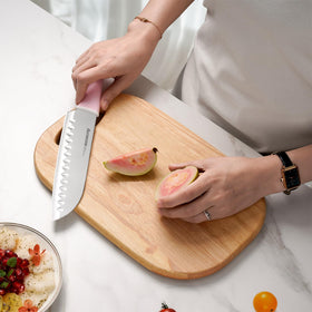 Astercook wooden block showcases the 15-piece set.