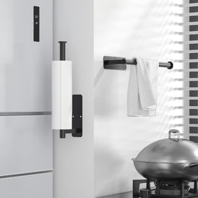 ASTOFLI matte black holder – compact design for RV and small kitchens.