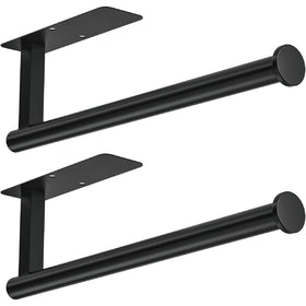 ASTOFLI paper towel holder under cabinet – front view, durable stainless steel for busy kitchens.