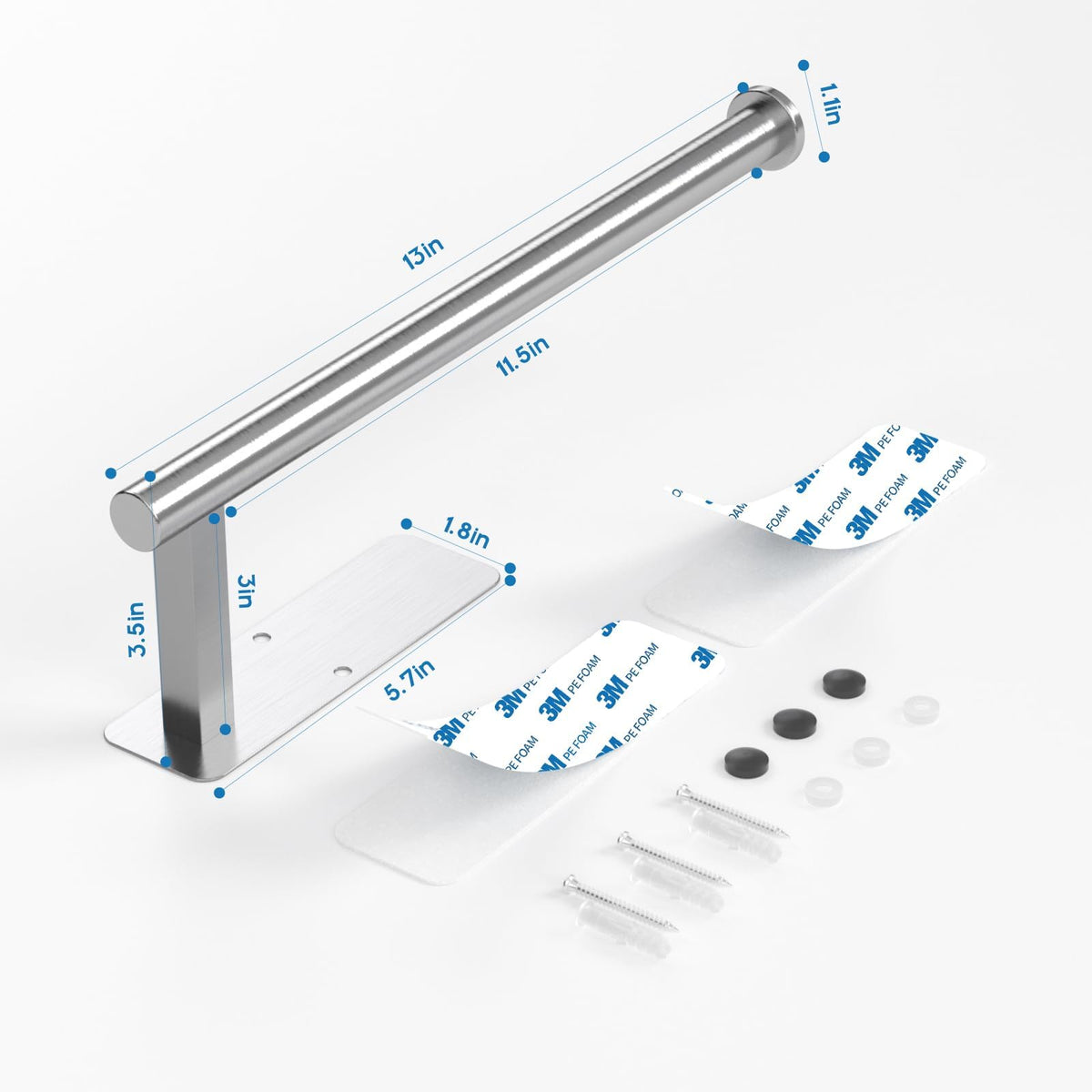 ASTOFLI wall-mount rack demonstrating space-saving kitchen organization