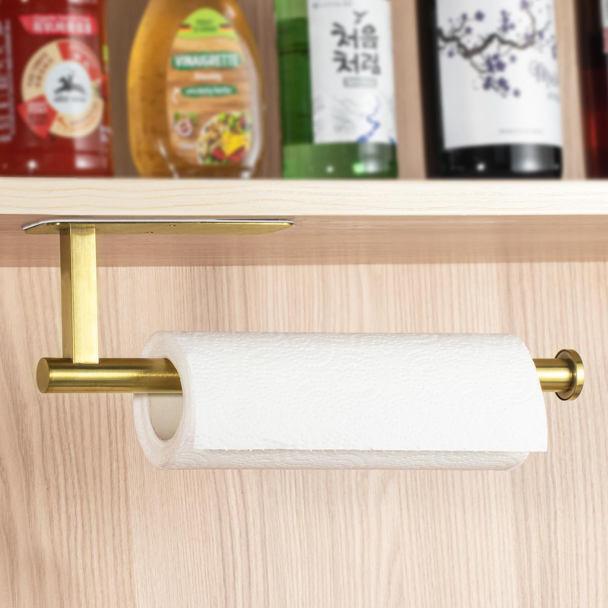 ASTOFLI compact RV paper towel holder ideal for travel and limited space.