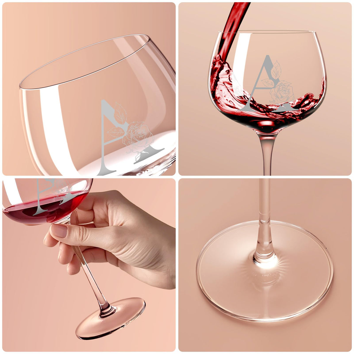 Astonlink elegant wine glass with polished rim for comfortable sipping.