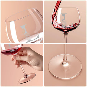 Astonlink elegant packaging for Mother's Day wine glass gift set