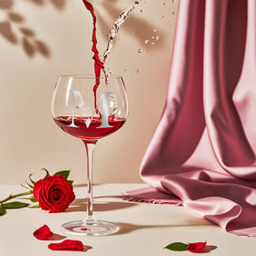 Astonlink personalized gift wine glass for birthdays.