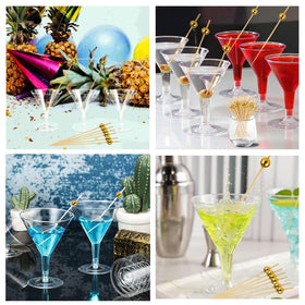 Asxtexz BPA-free crystal-clear plastic glasses for safe entertaining