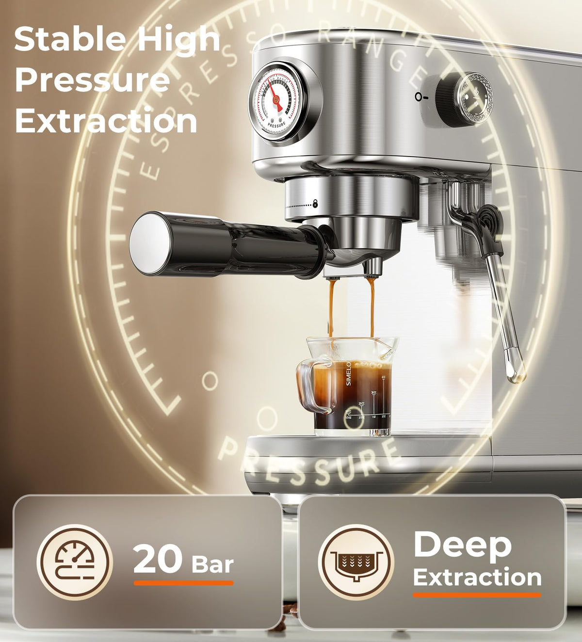 atatix precision temperature control maintains ideal extraction temperature.