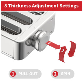 Atbod Fettuccine Cutter delivers ribbon-like noodles for elegant dishes.