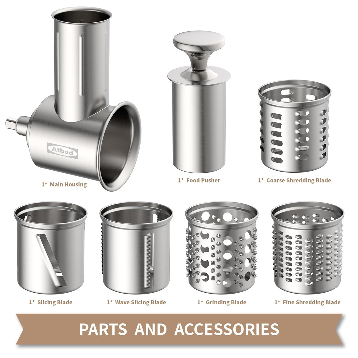 Atbod wave slicing blade 2.5mm for decorative textures