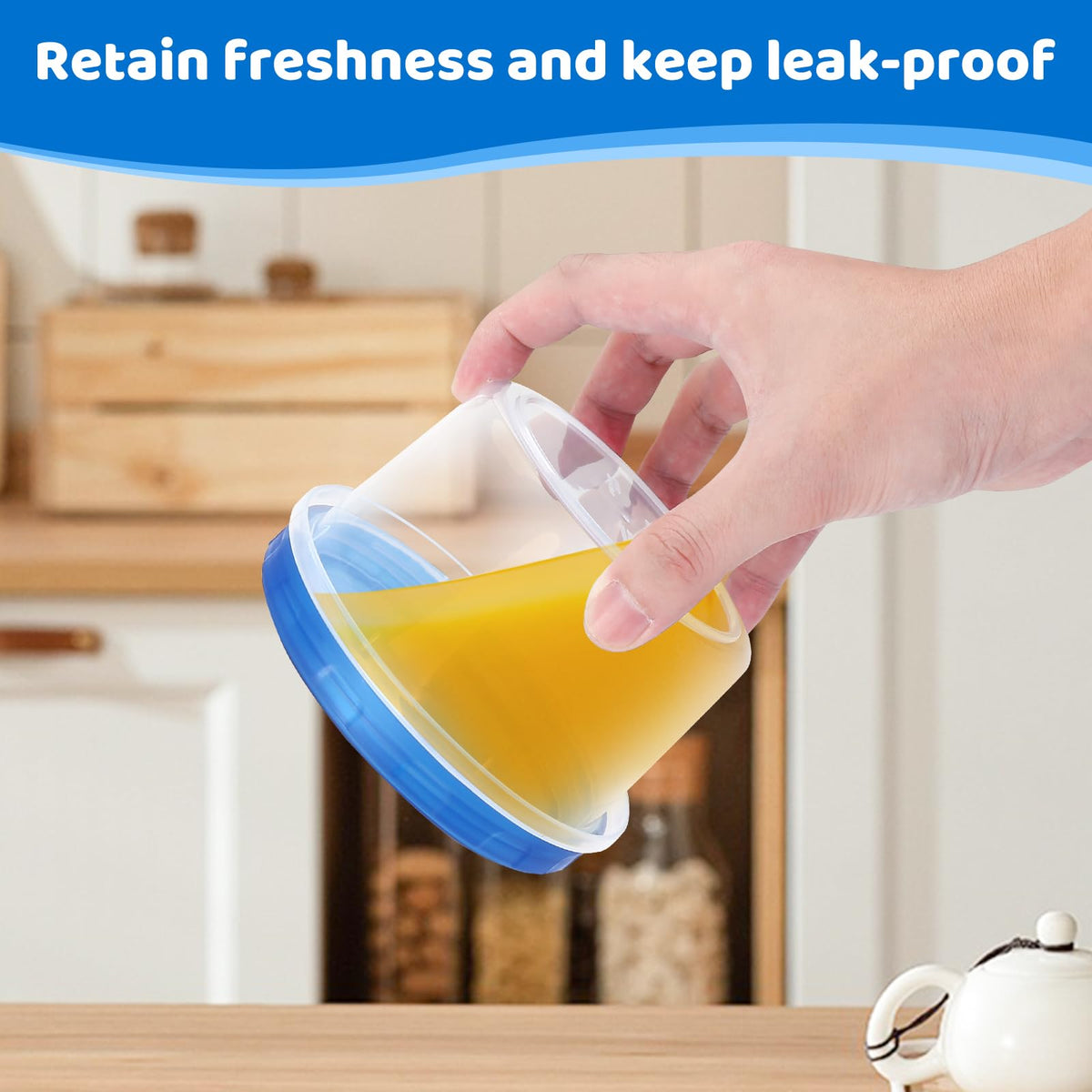 Atecare airtight-seal freezer container locks in freshness for leftovers