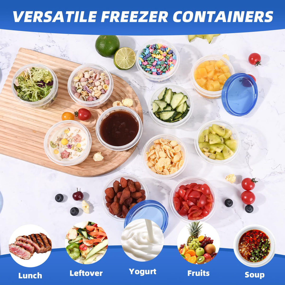 Atecare BPA-free plastic storage for safe food reuse.