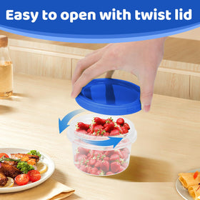 Atecare dishwasher-safe freezer container easy to clean after use