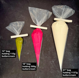 Ateco 4418 NuPlastiQ 21-inch piping bags for big batches and smooth piping.