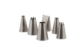 Ateco decorating tube set with plain tubes 804 and 808 for smooth icing