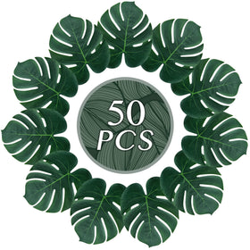 ATFL tropical palm leaves add vibrant green ambiance to events.