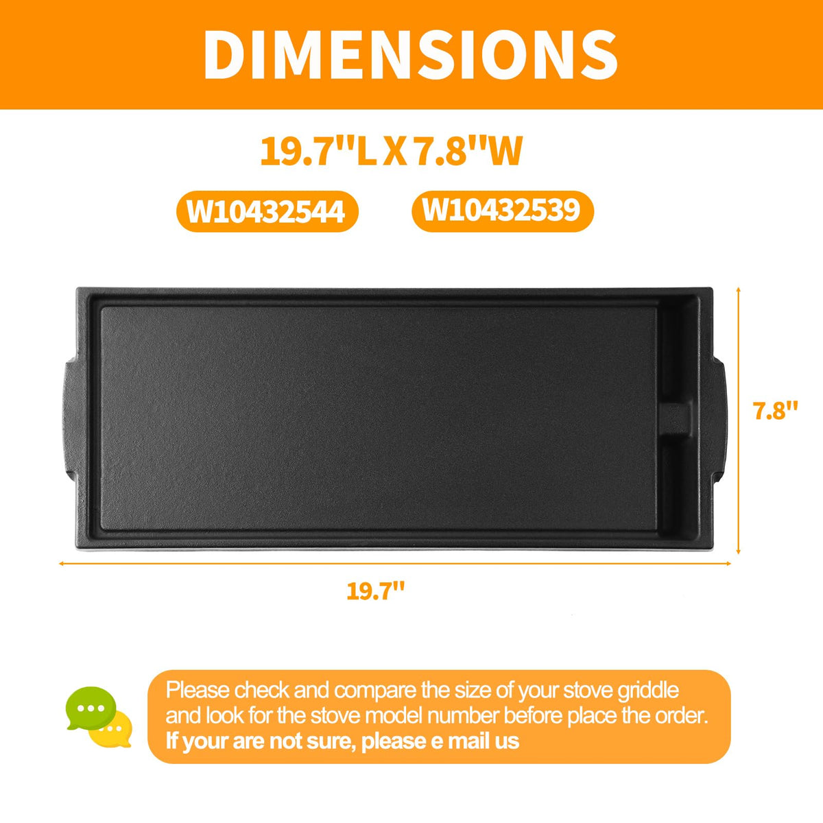 Atgestore griddle illustrates heat diffusion for even cooking