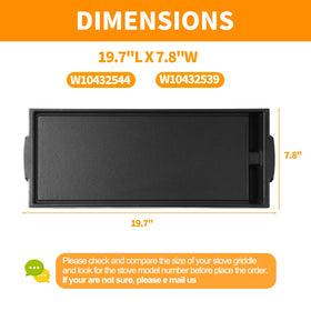 Atgestore griddle illustrates heat diffusion for even cooking