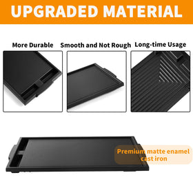 Atgestore large cooking surface enabling multiple dishes on one surface