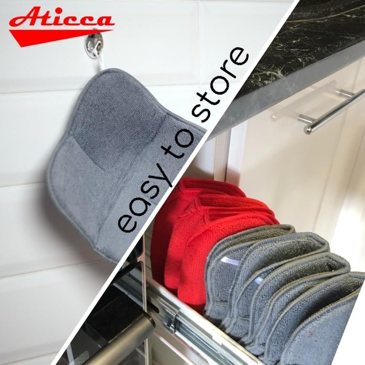 Aticca bowl cozy holder non-slip bottom reduces spills and slips.