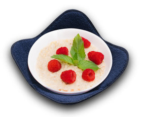Aticca bowl holder non-slip design supports mess-free dining.