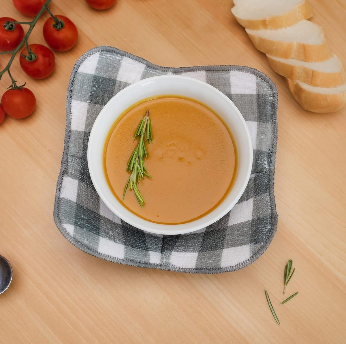 Aticca bowl holders function as trivets and serving aids
