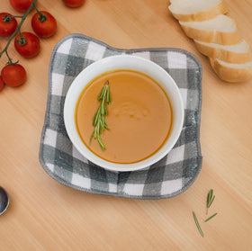 Aticca bowl holders function as trivets and serving aids