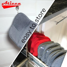 Aticca camping-friendly bowl holder for outdoor meals.