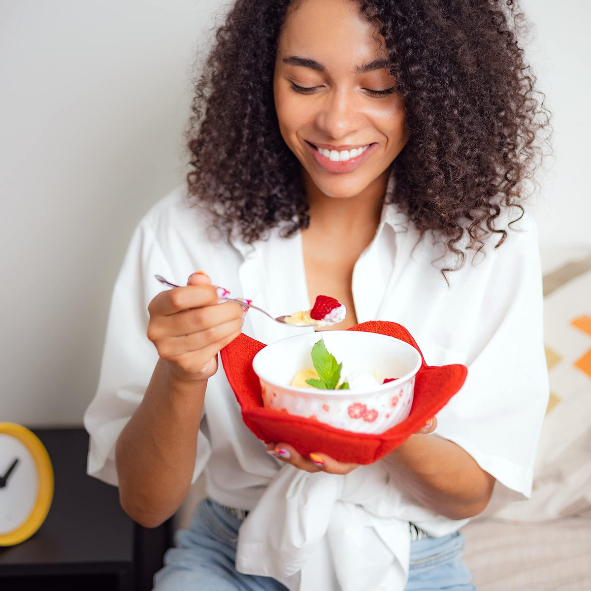 Aticca safety for all ages bowl cozy supports versatile meals.