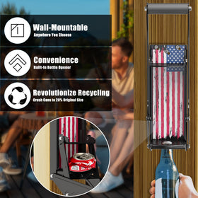ATINY can crusher with cushion grip handle in use