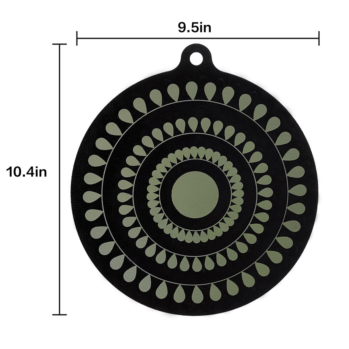 Atlmainx 9.5 inch induction mat fits induction cooktops for versatile use