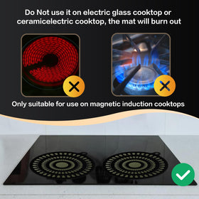 Atlmainx induction cooktop protector laid flat to prevent scratches