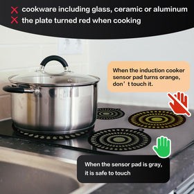 Atlmainx non slip mat keeps pots steady during cooking