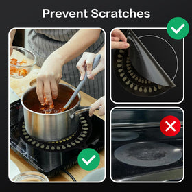 Atlmainx silicone induction surface protector guards against spills and marks