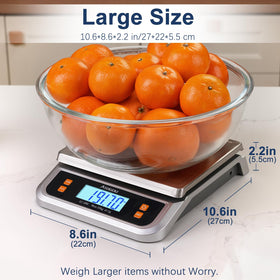 Atogou 88lb food scale USB and battery power for versatile use anywhere