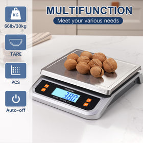 Atogou LC200 scale versatile for baking, cooking, and kitchen tasks.