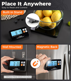 Atogou scale features nine units for precise measurements.