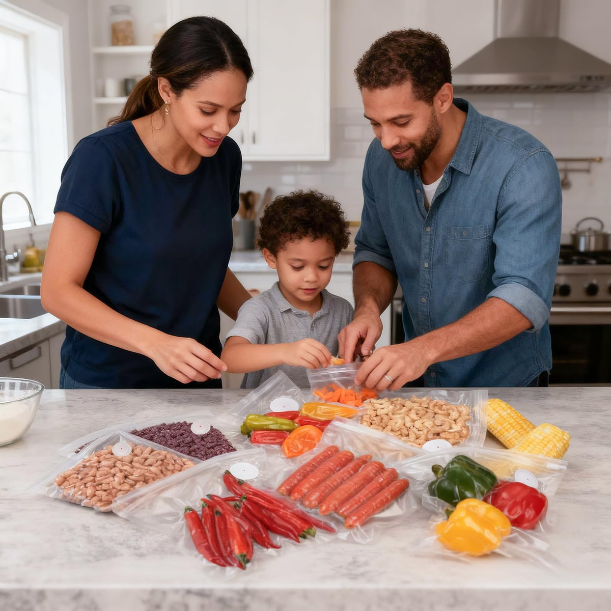 Atosun freezer and microwave safe bags expand storage versatility