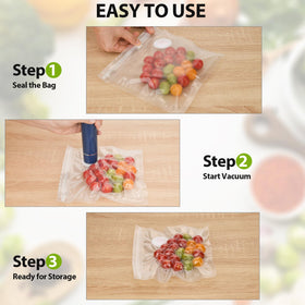 Atosun sous vide ready bags prepared for precise temperature cooking